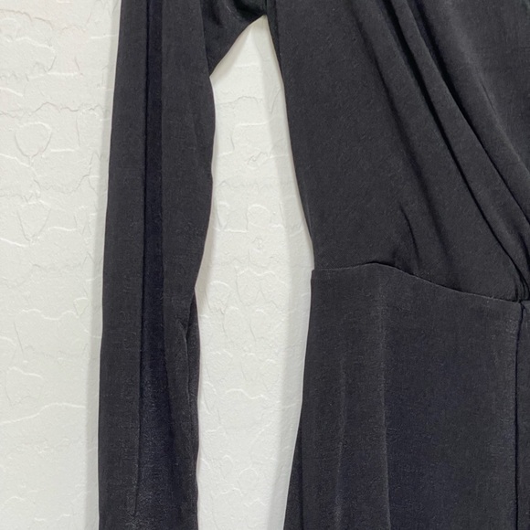 Good American SHIMMER WRAP DRESS size 0 xsmall - Picture 9 of 13